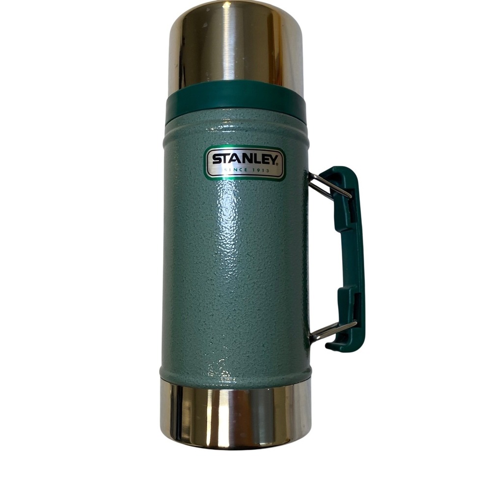Stanley Classic Vacuum Food Jar 24oz Hammertone Green Thermos 2012 Model‎